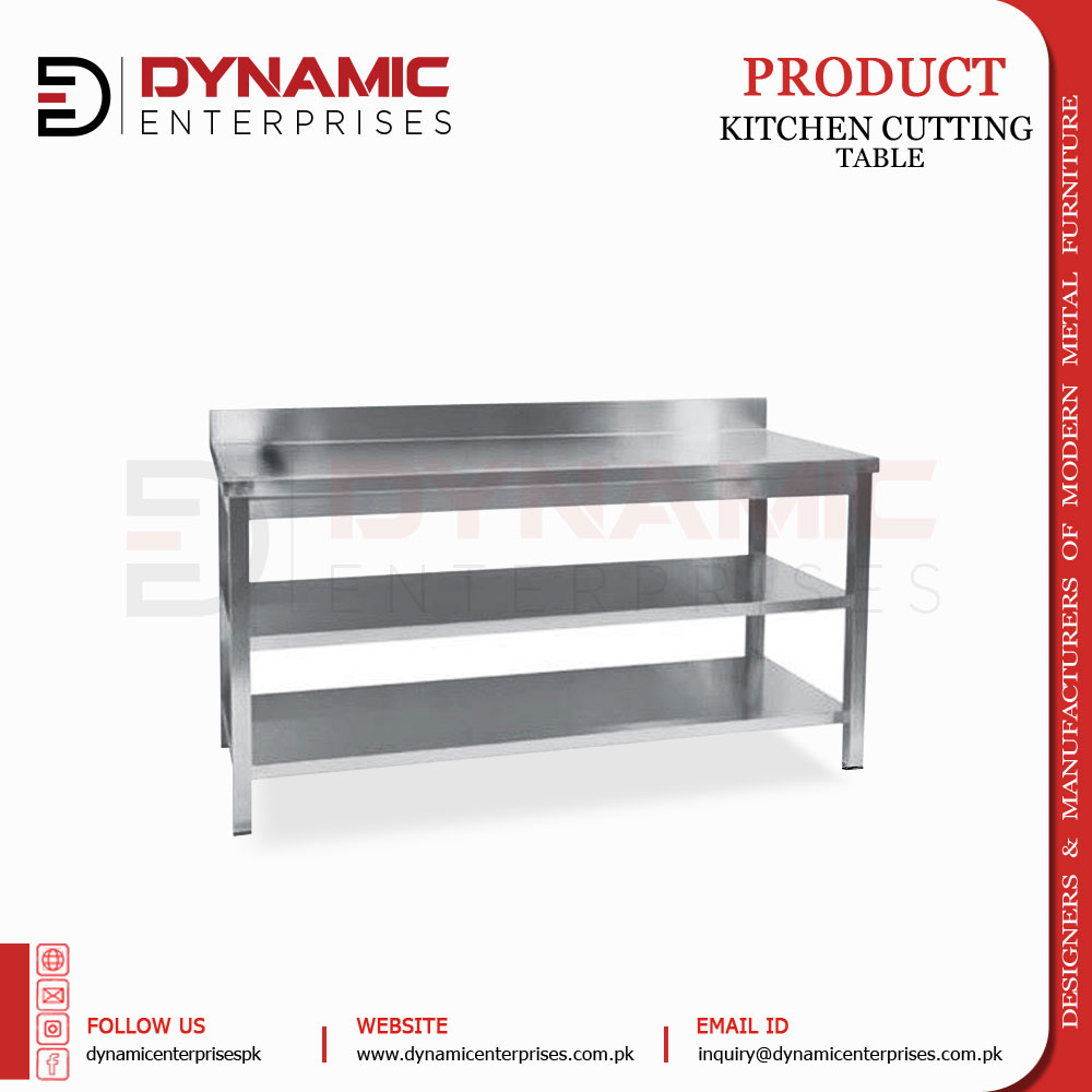 SS Kitchen Cutting Table Dynamic Enterprises   50 